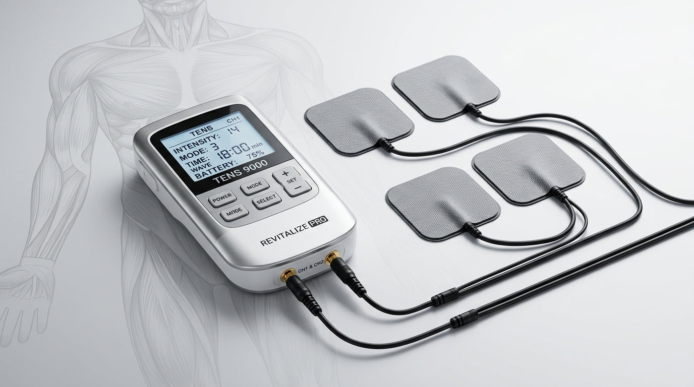 Electrotherapy Pain Relief Device – Muscle Stimulator for Back, Neck & Joint Therapy | TENS EMS Machine